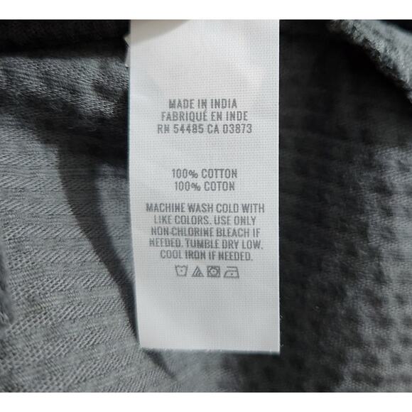 Aerie Corduroy Micro Mini Skirt Front Slit Elastic Waist Dark Grey Medium New - Picture 12 of 12